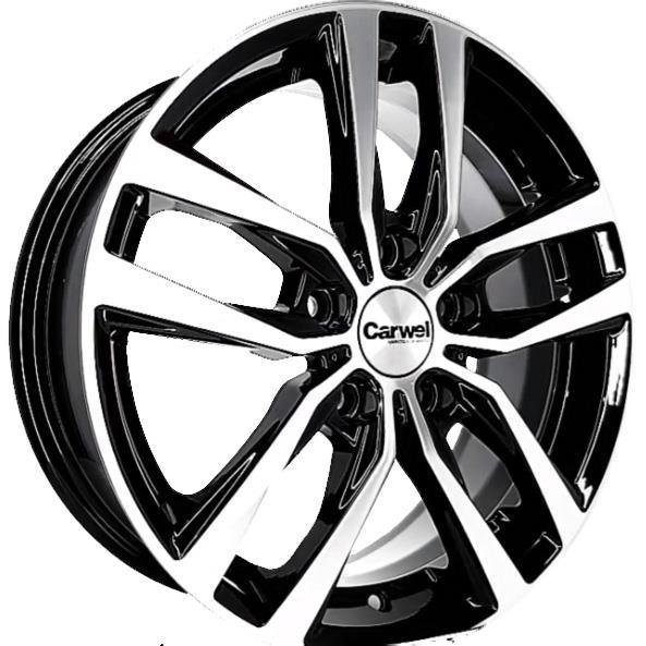 Carwel Negito 2022 Black Polished 6x16/5x114.3 D67.1 ET43  