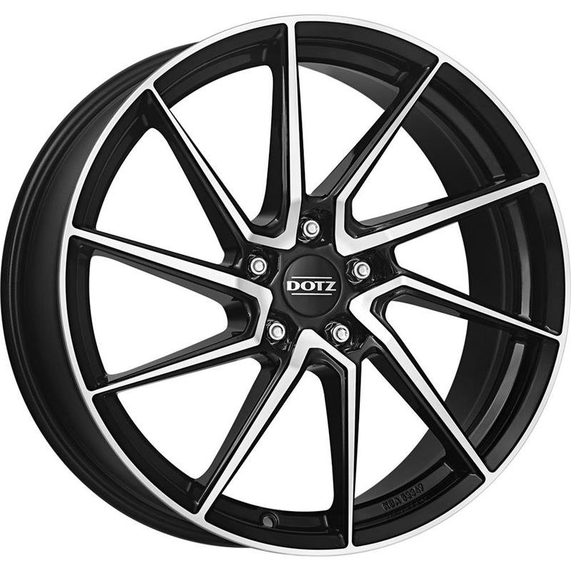 Dotz Spa dark 2022 Black/polished 8x19/5x108 D70.1 ET45  