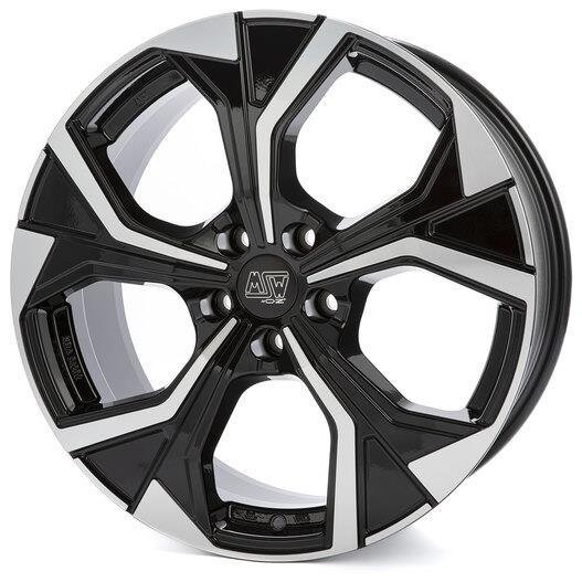 MSW 43 2022 Gloss Black Full Polished 8x19/5x114.3 D73 ET45  