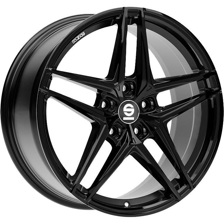 Sparco Record 2022 Gloss Black 8x18/5x112 D73.1 ET48  